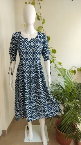 Rayon Layered Maxi - Blue
